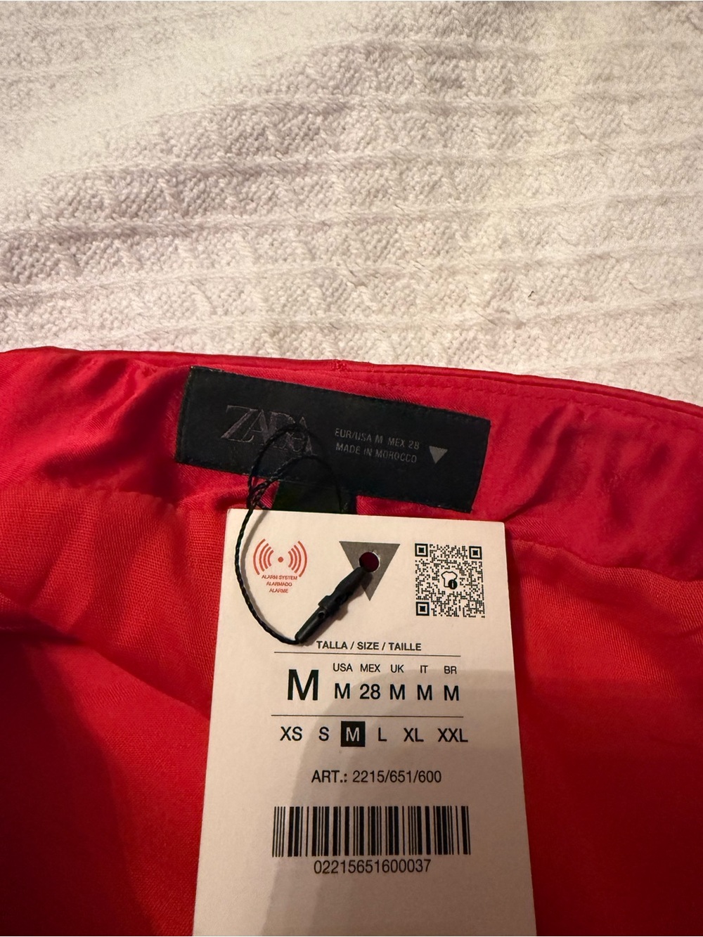 Strapless Red Satin Top - Picture 5 of 6